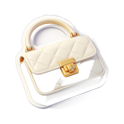 Elegant Cream Quilted Handbag Icon - Luxury Fashion