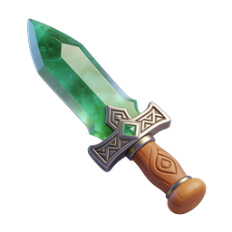 Emerald Sword Icon for Fantasy Games and Apps