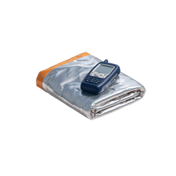 Emergency Blanket & Phone Survival Icon | 3D Realistic