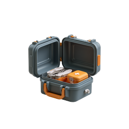 Emergency Kit Case 3D Icon - First Aid & Survival Gear