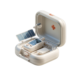 Portable Emergency Medical Kit Icon | Smart First Aid 3D