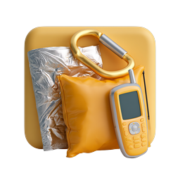 Emergency Survival Kit Icon | 3D Camping Gear
