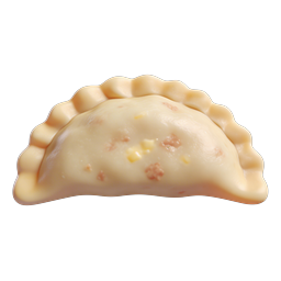 写实 Empanada 馅饼 3D 图标 - 拉丁美食