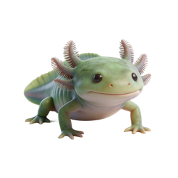 Cute Axolotl Icon for Nature Projects