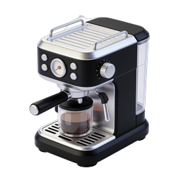 Espresso-Kaffeemaschine Icon | Realistisches 3D-Gerät