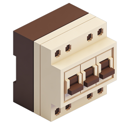 Ícone de Porta de Rede Ethernet Isométrica | Placa de Parede RJ45 3D