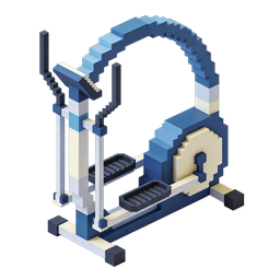 Modern Exercise Bike Icon for Fitness Applications