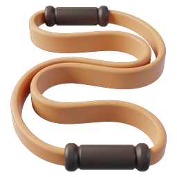 Exercise Resistance Band Icon for Fitness Designs