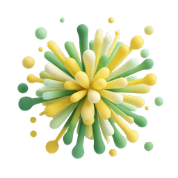 Vibrant Explosion Abstract Icon for Creative Projects