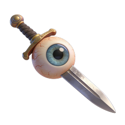 Eye Dagger Gothic Weapon Icon | Realistic 3D