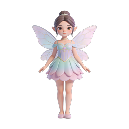 3D Fairy Character Icon | Magical Fantasy Girl