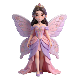 Enchanting Fairy Figure Icon for Magical Projects