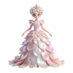 Ethereal Fairy Princess Icon | 3D Fantasy Character