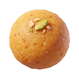 Falafel-Ball 3D-Icon - Essen aus dem Nahen Osten
