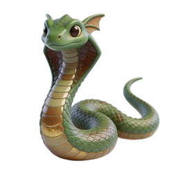 Charming Cartoon Dragon Icon for Kids' Content