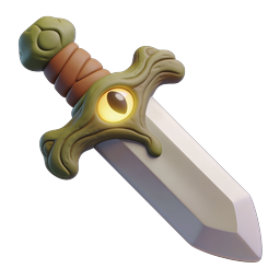 Icona 3D Pugnale Fantasy - Arma RPG Magica
