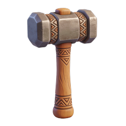 ファンタジー石ハンマーアイコン - 中世RPG武器