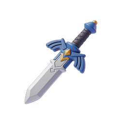 Fantasy Sword Icon - 3D Game Weapon Illustration