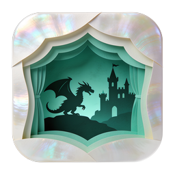 Fantasy Theater Dragon Castle Icon