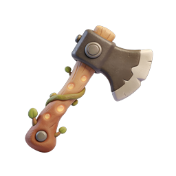 Fantasy Vine Axe Icon - Enchanted 3D Weapon