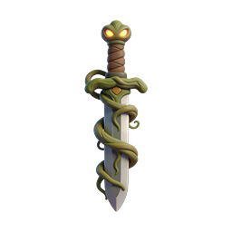 Icono de espada de enredadera fantástica encantada para juegos de RPG