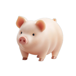 Adorable Cute Pig Icon for Fun Projects