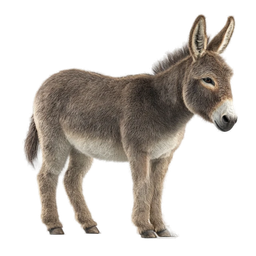 Realistic Donkey Icon for Nature Projects