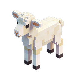 Pixel Sheep Icon for Farm-Themed Projects
