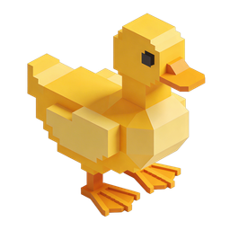 Charming Yellow Duck Icon for Kids and Nature Projects