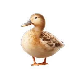 Cute Duck Icon for Nature Projects and Apps