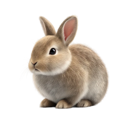 Adorable Cute Rabbit Icon for Nature Themes