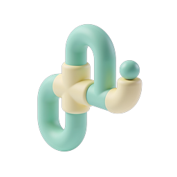 3D Clay-Style Faucet Tap Plumbing Icon