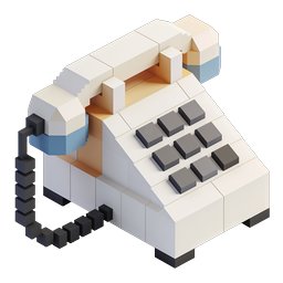 Isometric Fax Machine Icon - 3D Office Equipment