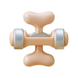 Fidget Spinner Toy 3D Icon - Stress Relief Gadget