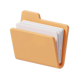 Modern File Folder Icon for Business & Productivity