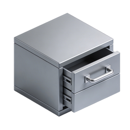 Modern Filing Cabinet Icon for Office Applications