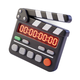 Film Clapperboard Icon - Movie Production Slate