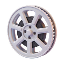 Icône 3D de bobine de film - Cinéma et production cinématographique