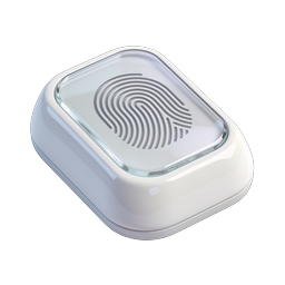 Fingerprint Scanner Biometric Security Icon