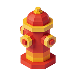 Stylized Fire Hydrant Icon for Safety and Emergency Use