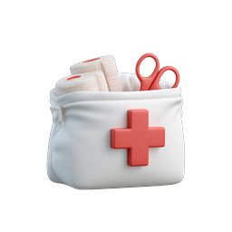 First Aid Bag Medical Emergency Kit Icon
