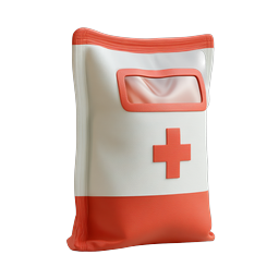 First Aid Kit Icon – 3D Medical Emergency Bag