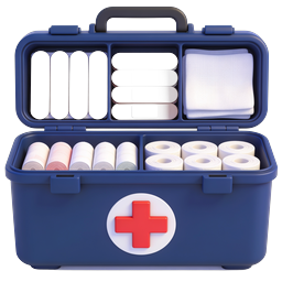 First Aid Kit Medical Emergency Box 3D Icon