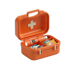 First Aid Kit Medical Emergency Icon | 3D Render