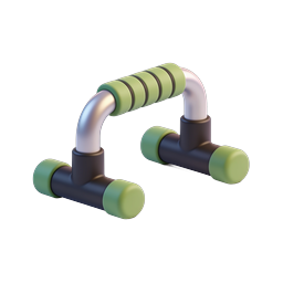 Modern Fitness Parallel Bars Icon for Workout Apps