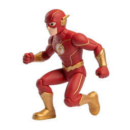 Flash Superhero Action Figure 3D Render Icon