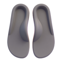 Realistic 3D Flip-Flops Pair Icon - Summer Sandal Design