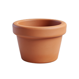 Terracotta Flower Pot Icon for Gardening and Decor