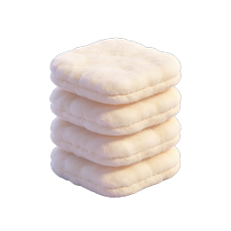 Fluffy Plush Cushion Stack Icon | Soft Home Decor