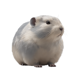 Fluffy Guinea Pig Icon - Adorable Pet Rodent Illustration